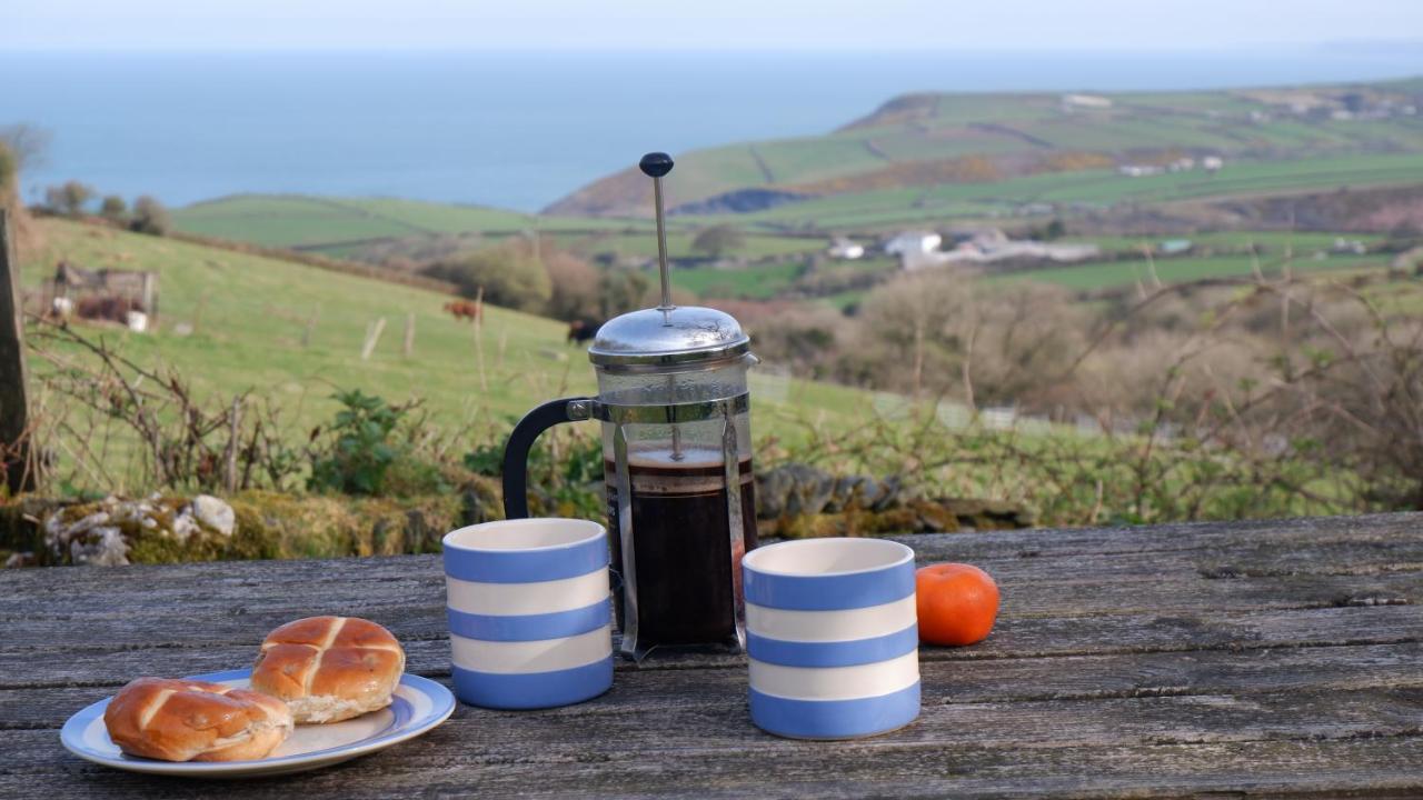 Polrunny Farm Seaberry Cottage With A Sea View And Log Burner Boscastle Exterior foto