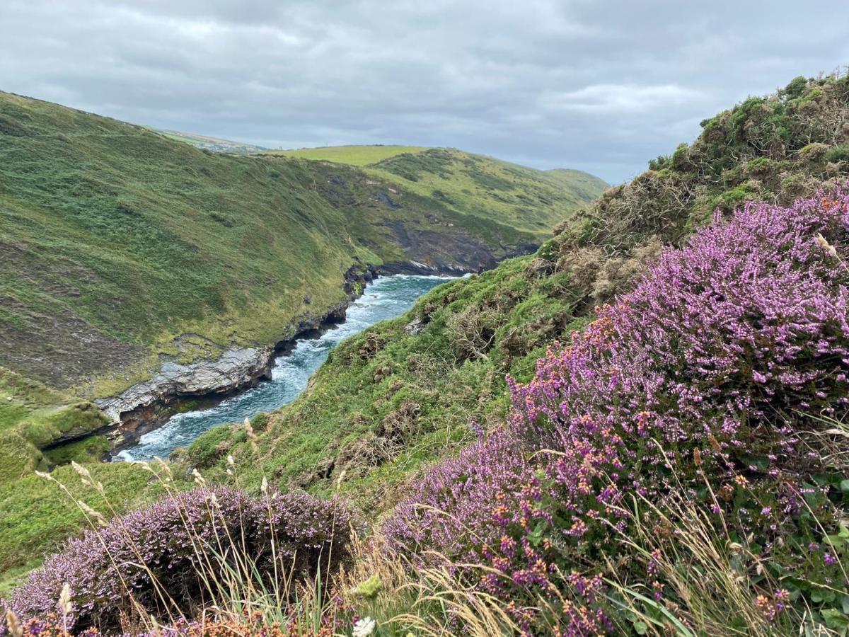 Polrunny Farm Seaberry Cottage With A Sea View And Log Burner Boscastle Exterior foto