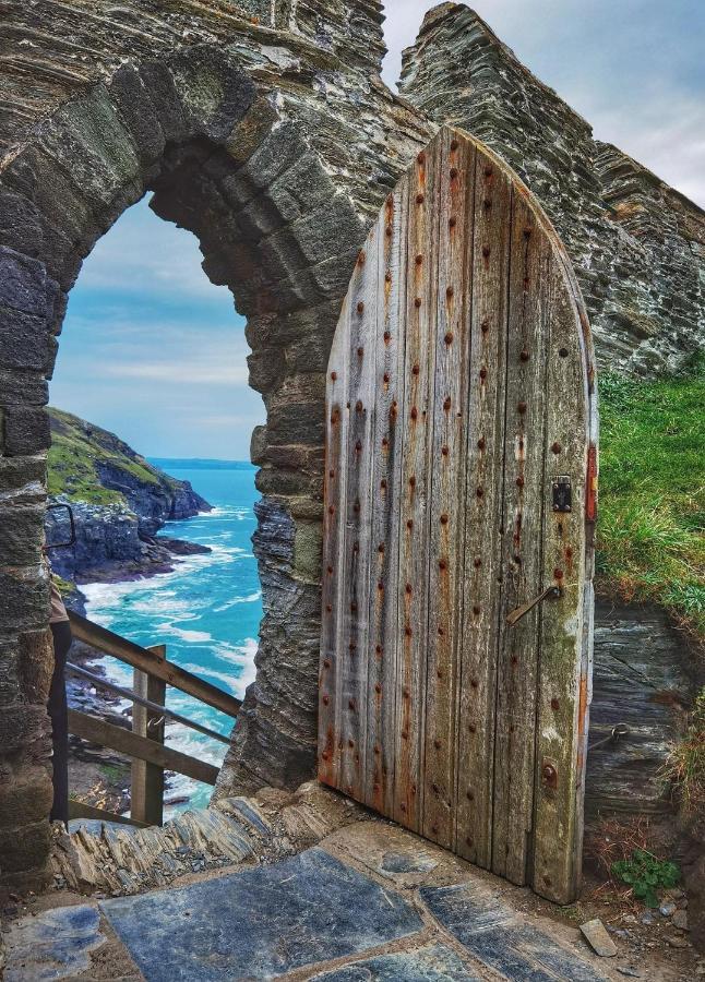 Polrunny Farm Seaberry Cottage With A Sea View And Log Burner Boscastle Exterior foto